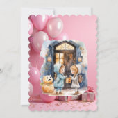 Enfants en Halloween Thème Invitation pour Enfants (Dos)