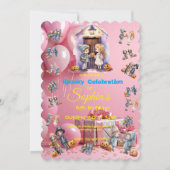 Enfants en Halloween Thème Invitation pour Enfants (Devant)