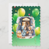 Enfants en Halloween Thème Invitation pour Enfants (Dos)