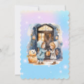 Enfants en Halloween Thème Invitation pour Enfants (Dos)