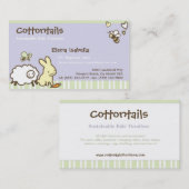 Enfants et carte de famille avec les animaux (Devant / Derrière)