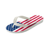 Enfants États-Unis Drapeau Les tongs de l'enfant États-Uni (Incliné)