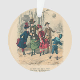 Enfants Famille Antique Victorienne Enfant