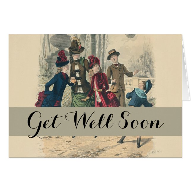 Enfants Famille Antique Victorienne Enfant (Devant horizontal)