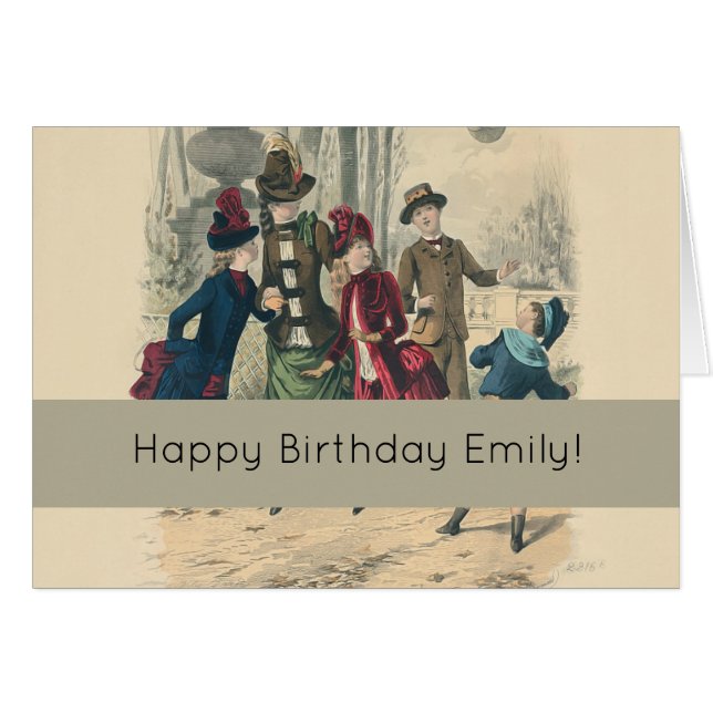 Enfants Famille Antique Victorienne Enfant (Devant horizontal)