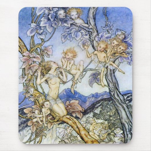 Enfants fées et tapis de souris fée (Devant)