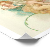 Enfants Fées - Poster d'Art Vintage (Coin)