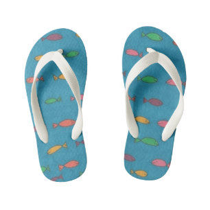 Enfants Feuilles de tongs de poisson