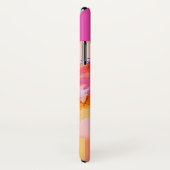 Enfants filles nommé coque iphone rose poney (Dos/Droite)