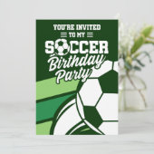 Enfants Football Anniversaire Fête Invitation pers (Debout devant)