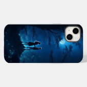 Enfants garçons filles avec bleu iPhone / coque ip (Verso (horizontal))