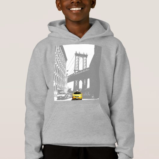 Enfants garçons Sweat - shirt à capuche New York N (Devant)