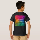 Enfants Garçons Tshirts Deux côtés Élégant Modèle  (Dos entier)