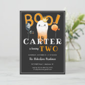 Enfants Halloween Anniversaire Fête Invitation (Debout devant)