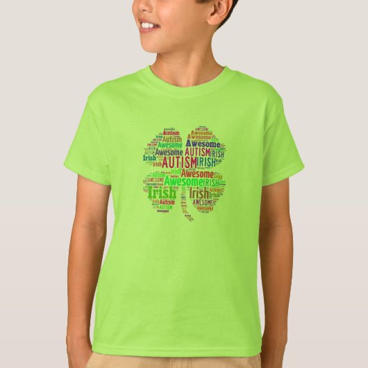 Enfants impressionnants de T-shirt d'autisme (Devant)