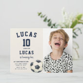 Enfants Invitation de la fête sportive avec photo (Debout devant)