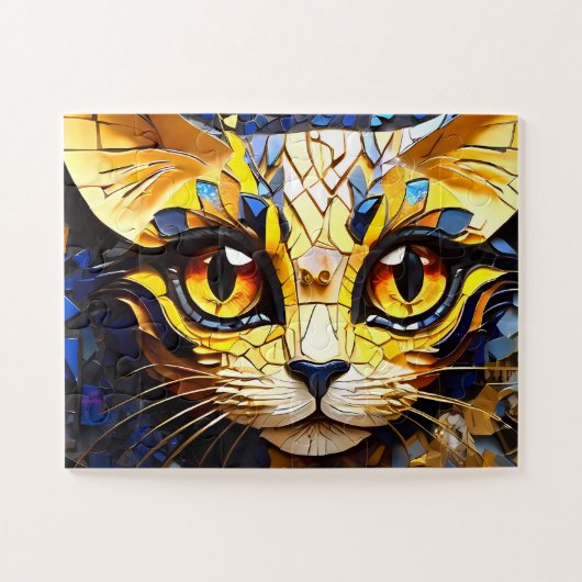 Enfants Jigsaw Puzzle Jeux de chats en mosaïque (Horizontal)