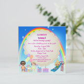 Enfants jouant dans les Invitations de la fête (Debout devant)