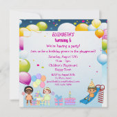 Enfants jouant dans les Invitations de la partie (Devant)