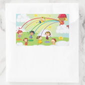 Enfants Jouant Dans Un Stickers De Parc (Sac)