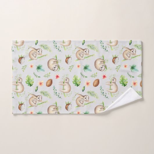 Enfants Lazy Sloth (Serviette à main)