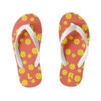 Les tongs de plage de l'enfant avec design de pick