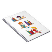 Enfants lisant des livres (Côté Droit)