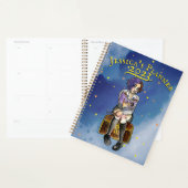 Enfants Magique Sorcière Ado Dessin de fille Aquar (Devant avec enveloppe)