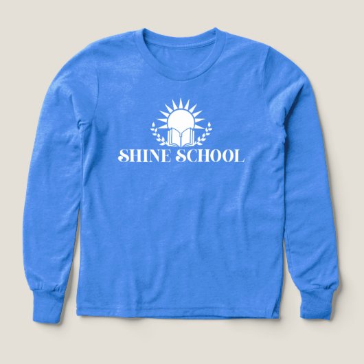 enfants manches longues blanc logo (Motif recto)