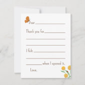 Enfants Merveilles de la Nature - Carte de Remerci (Devant)