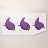 Enfants mignonette birdy (Serviette de bain)