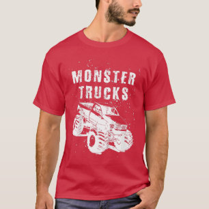 Enfants Monster Trucks TShirt Pour Garçons & Fille