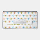 Enfants Motif d'abeilles colorées avec texte perso (Clavier et souris)