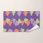 Enfants Motifs De Champignons De Danse Rétro (Serviette à main)