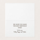 Enfants Multi Photo Animaux de compagnie heureux A (Inside Unfolded)