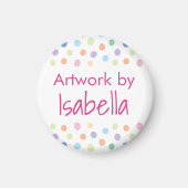 Enfants Nom de l'oeuvre Confetti Dots Magnet (Devant)