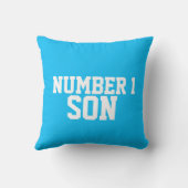 Enfants nom garçons football soccer rouge coussin  (Verso)