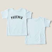 Enfants Nom personnalisé Tee (Design Recto & Verso)