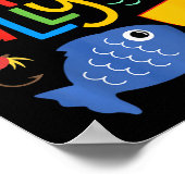 Enfants O-fish-ally Cinq Décorations d'anniversair (Coin)