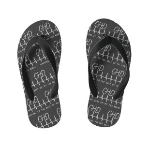 Enfants Paire de battement cardiaque CHD de tongs