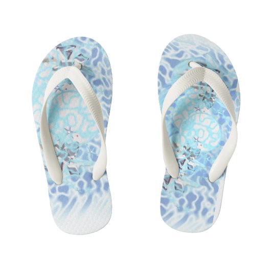 Enfants Paire de tongs Vent Art Abstrait (Semelle)