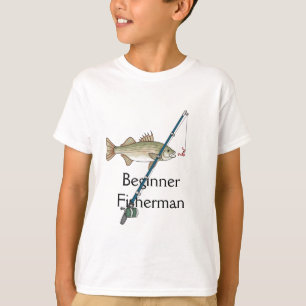 Enfants pêchant le T-shirt de CADEAU
