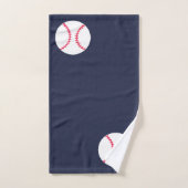 Enfants Personnalisé Baseball Sports Blue Athletic (Serviette à main)