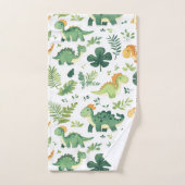 Enfants Personnalisé Cute Dinosaur (Serviette à main)