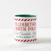 Enfants Personnalisé Pôle Nord Chocolat Chaud Mug (Centre)