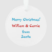 Enfants personnalisés du Père Noël (dos)