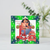 Enfants philippins, carte de Noël de famille de (Debout devant)