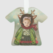 Enfants photo de cerfs peints à la main personnali (dos)