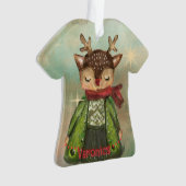 Enfants photo de cerfs peints à la main personnali (devant)