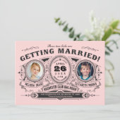 Enfants Photo Lesbian Wedding Invitations | Rose (Debout devant)